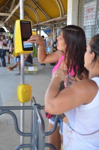 Facilidade na hora de pagar a passagem com o cartão