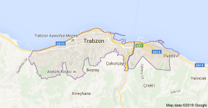 Trabzon, cidade turca onde está a delegação brasileira