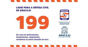 Nº da defesa civil de aracaju