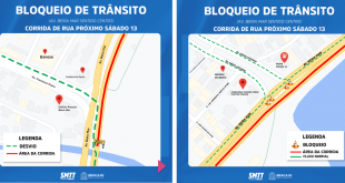 Trânsito será alterado neste sábado, 13, na região da Beira Mar e bairro São José