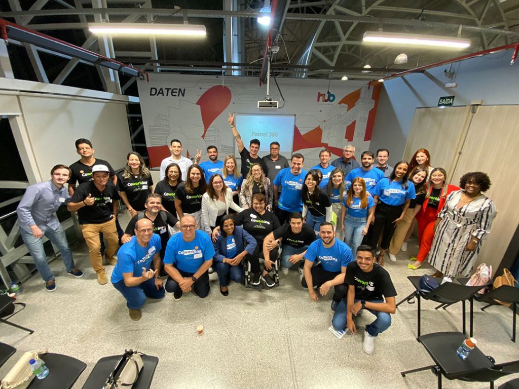 Turma reunida no ultimo evento regional realizado no Hub Salvador. 