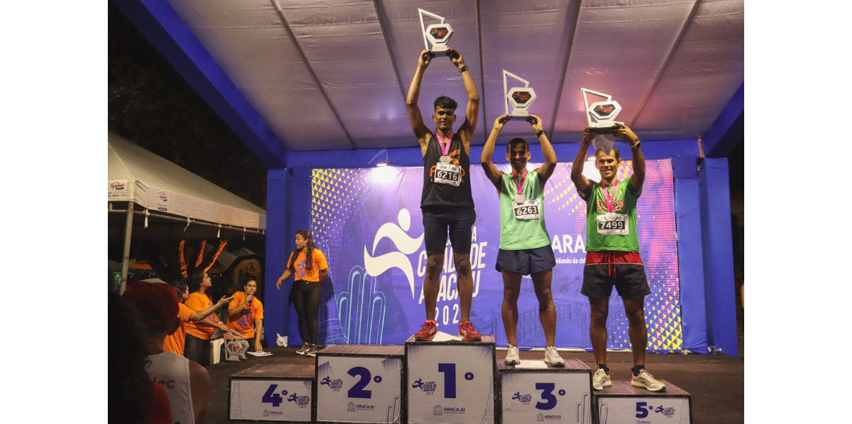 39ª Corrida Cidade de Aracaju: vencedores celebram pódio em evento histórico