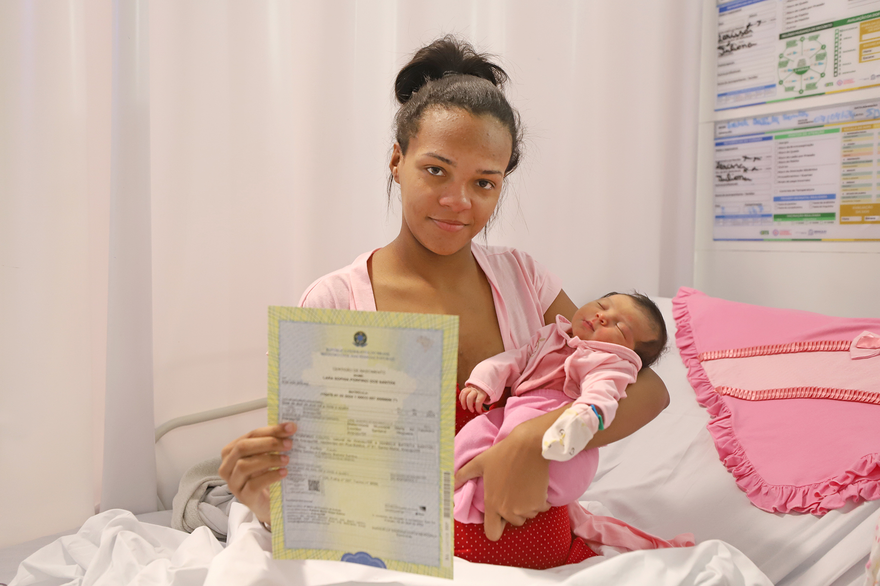 Cartório da Maternidade Lourdes Nogueira já registrou 2,2 mil certidões de nascimento