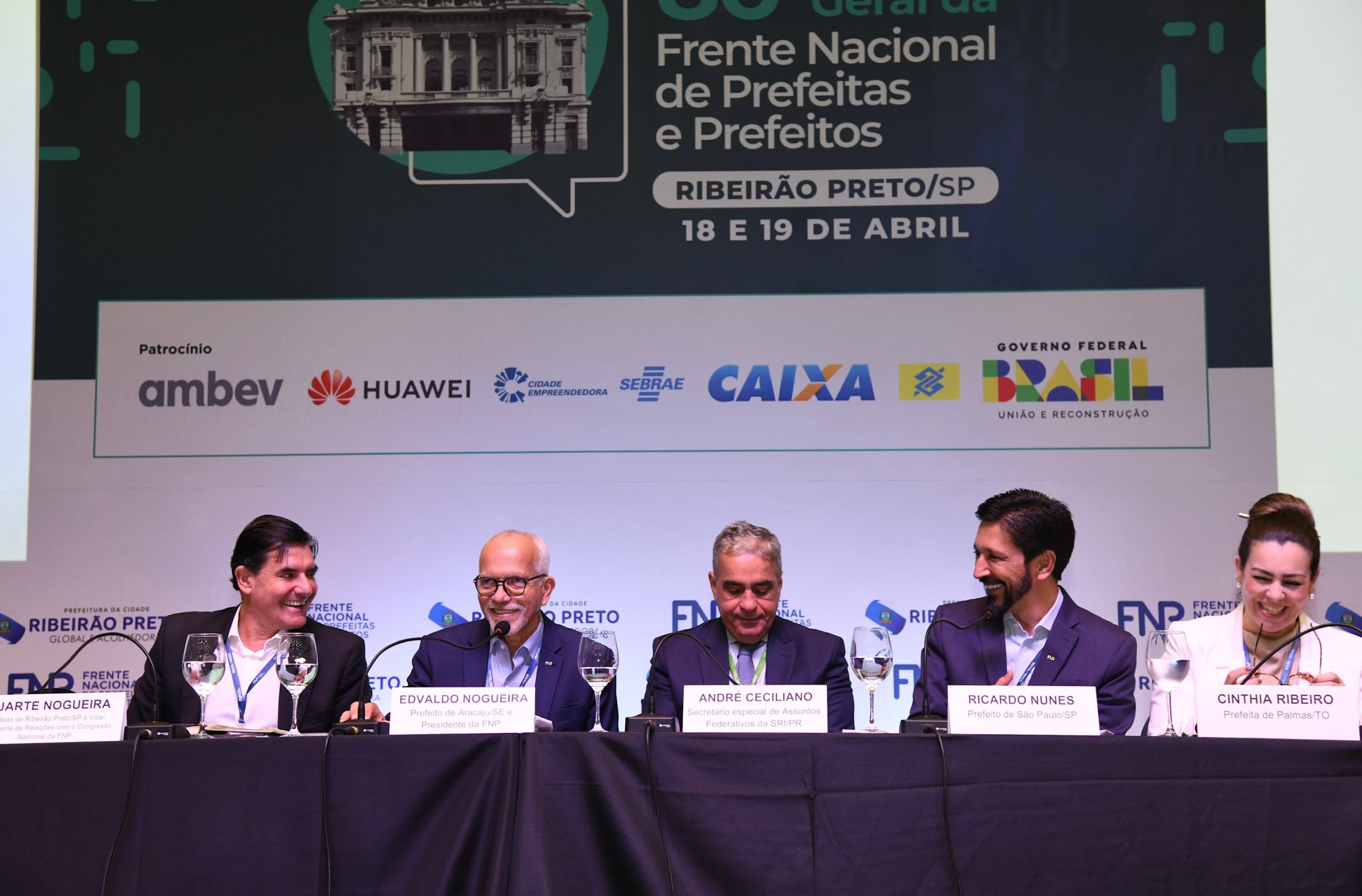 Edvaldo abre 86ª Reunião Geral da FNP em Ribeirão Preto: “muitos desafios para o futuro das cidades”