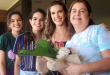 Esposa e filhas de Juliano César Souto
