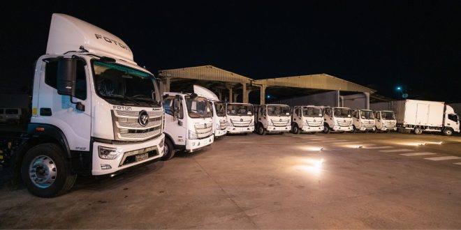 Lançamento Foton na Cimavel Caminhóes