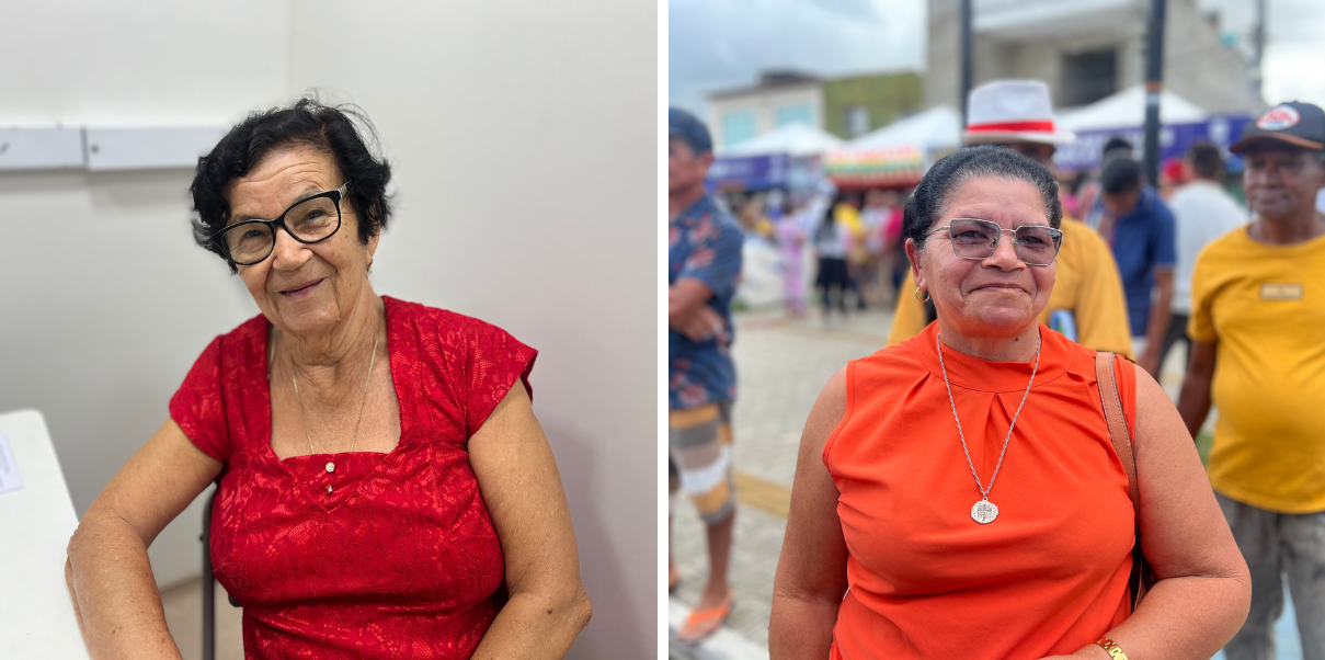Maria Luisa e Maria Edileuza, no 'Sergipe é aqui'