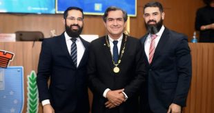 Luiz Thadeu e os filhos, Frederico e Rodrigo