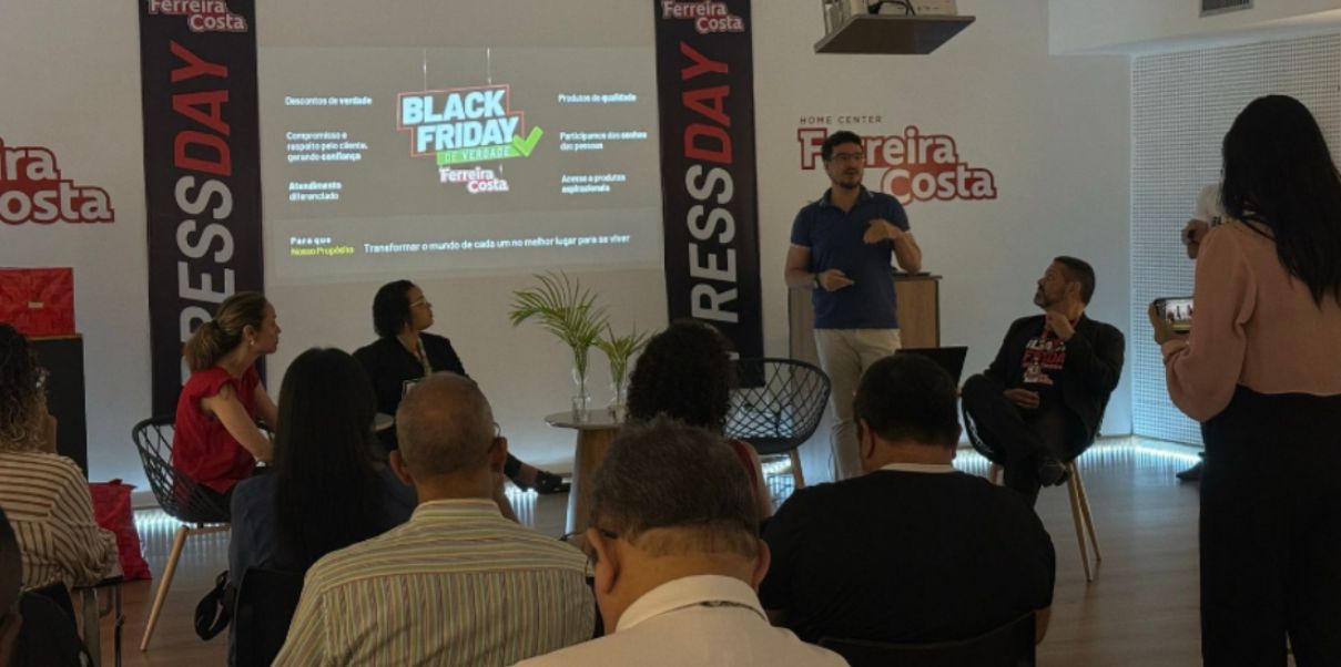 Press Day destaca planos da maior Black Friday da Ferreira Costa