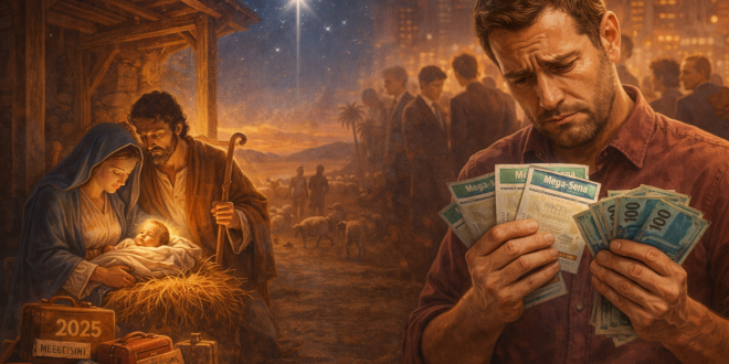 Cena sagrada e anseio material