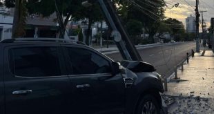 Energisa registrou 243 ocorrências de colisão em postes em 2025