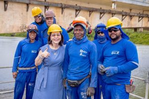 prefeita visita ponte godofredo diniz