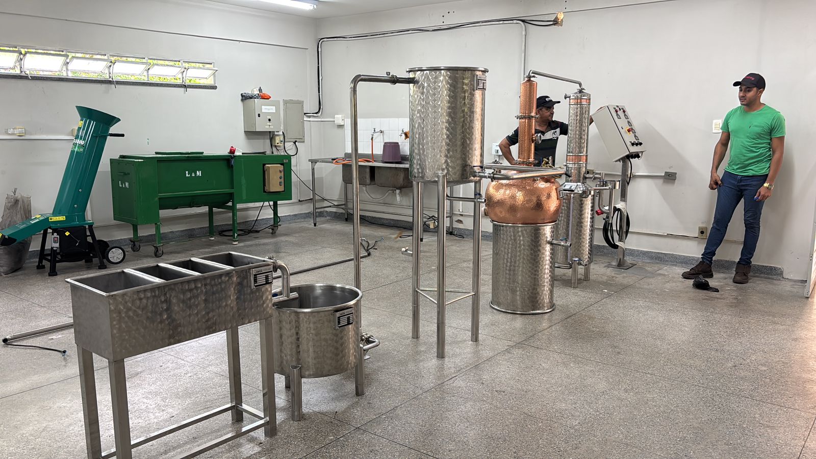 Instalações da Destilaria-escola da UFS