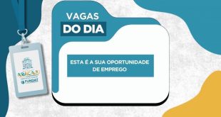 Fundat disponibiliza novas vagas de emprego para o dia 20 de fevereiro