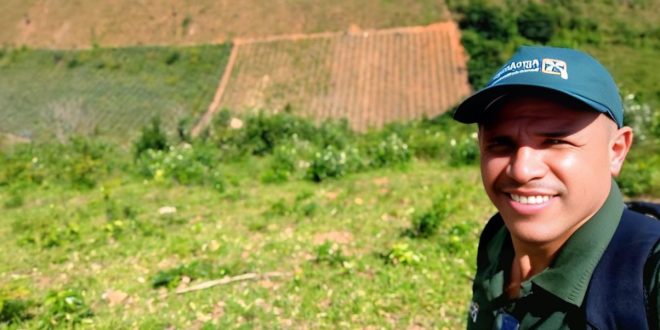 Wilson Miguel, agente de microcrédito