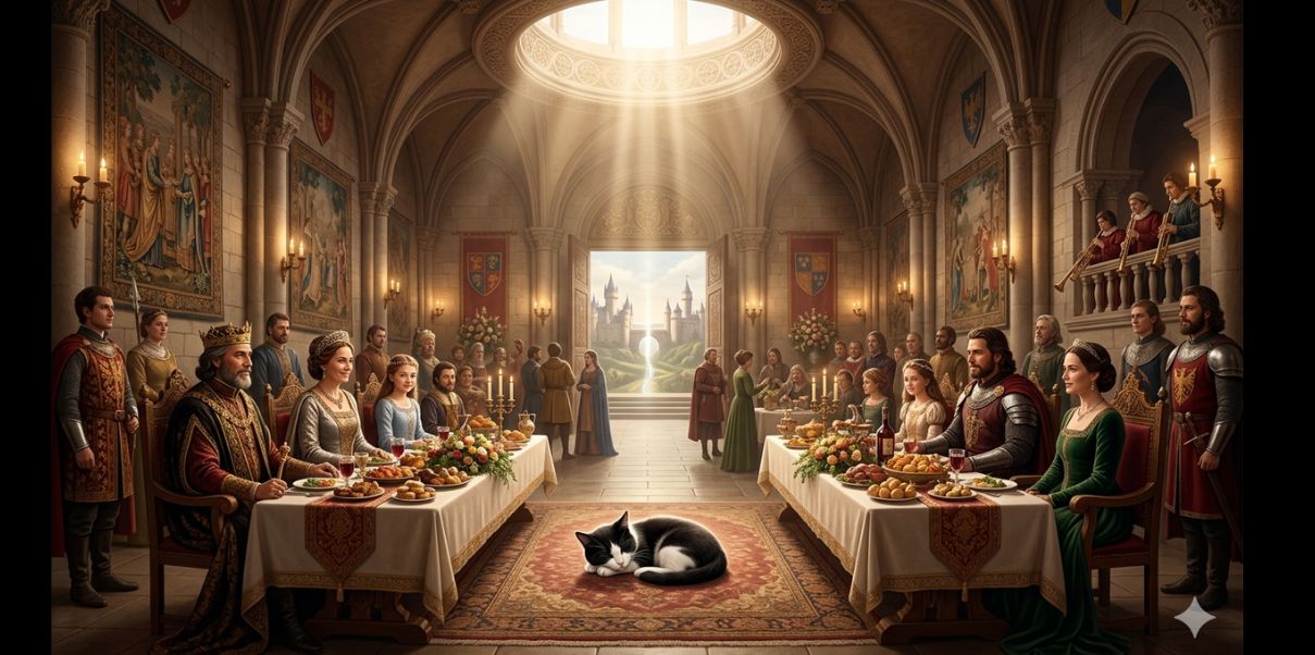 O gato do reino da imaginação