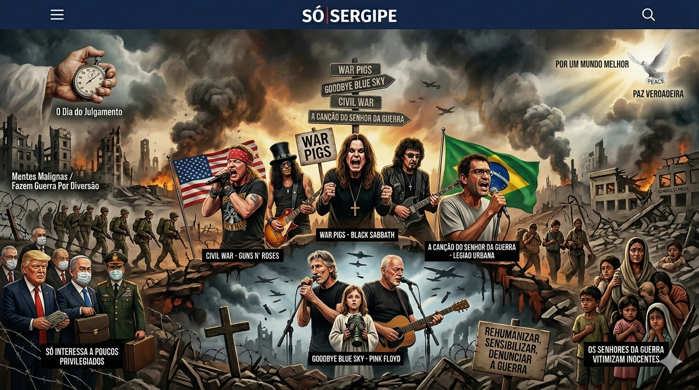 Guerra e rock and roll – um tapa na cara da hipocrisia