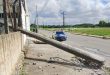 Energisa colisão em postes