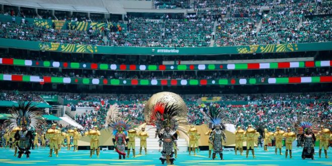 Abertura da Copa do Mundo no México