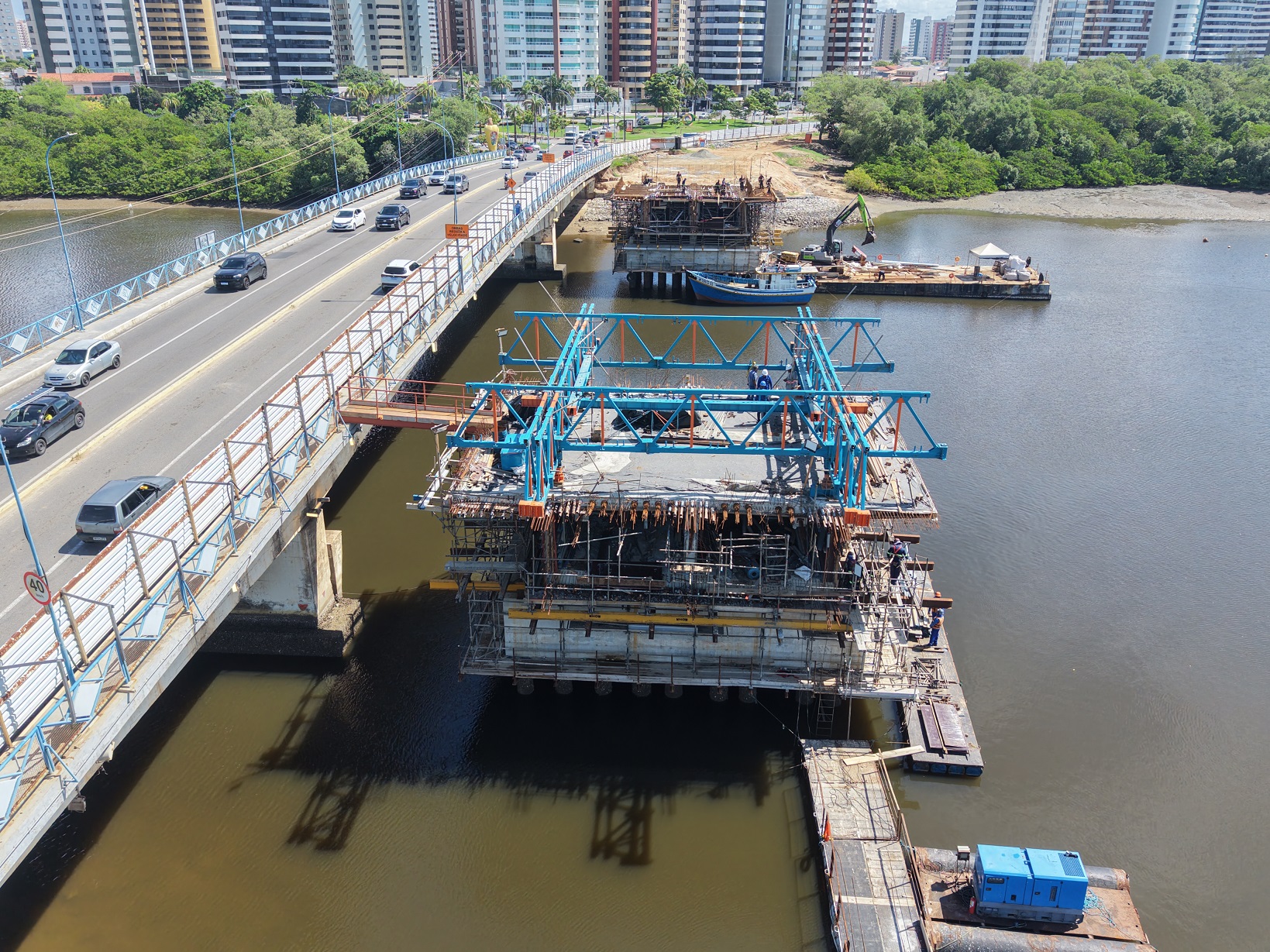 Obra na Ponte Godofredo Diniz muda trânsito a partir desta quinta-feira