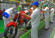 Produção de motocicleta