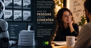 A IA não vai acabar com o marketing. Mas pode acabar com o marketing humano