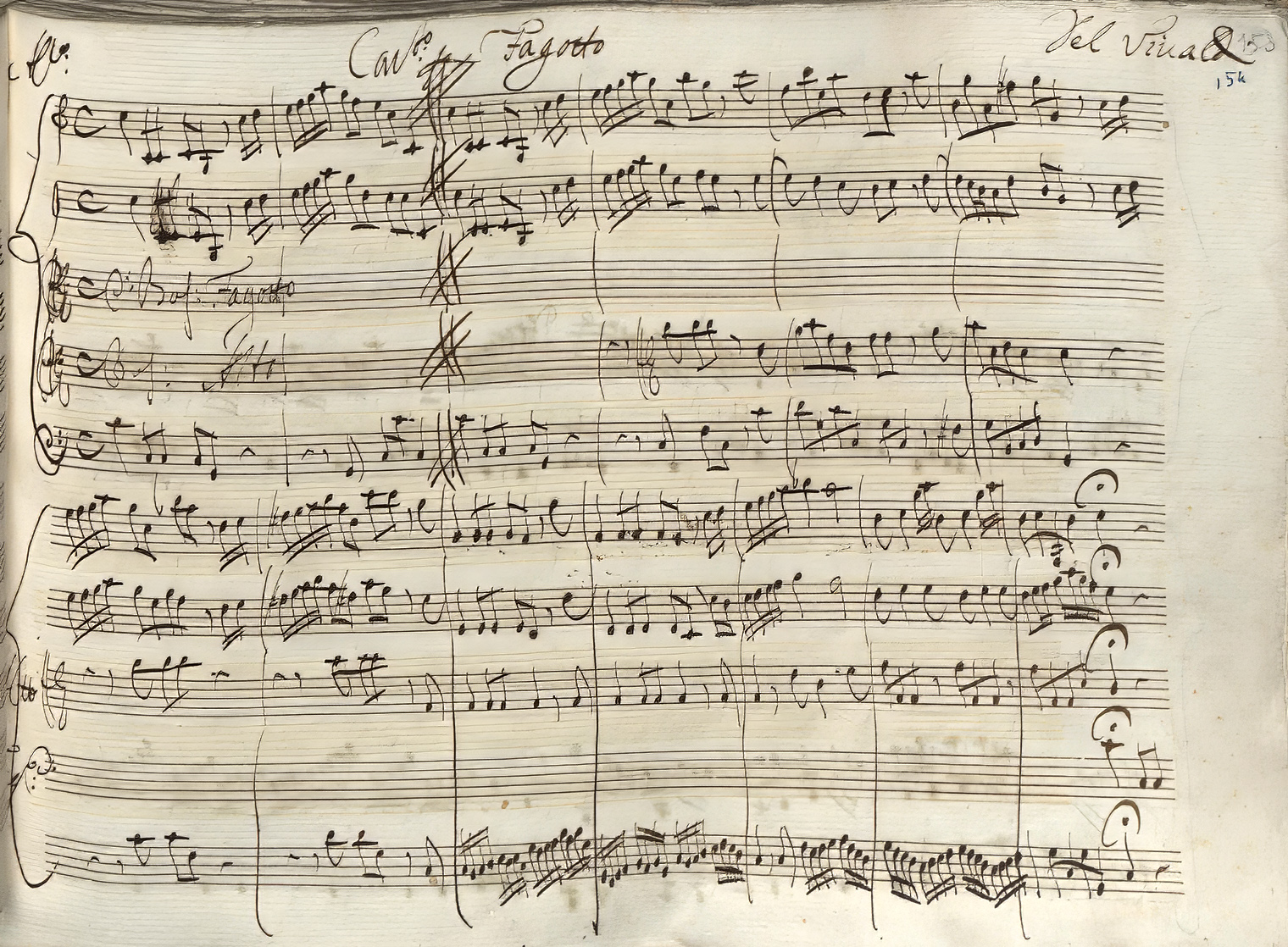 Partitura Vivaldi
