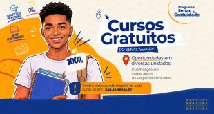 Senac Sergipe abre 647 vagas gratuitas em 36 cursos; veja como se inscrever