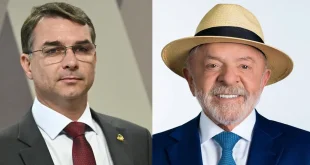Flavio Bolsonaro e Lula